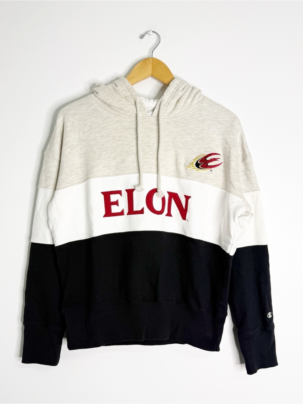 Champion Elon Phoenix Colorblock Hoodie Sweatshirt Medium